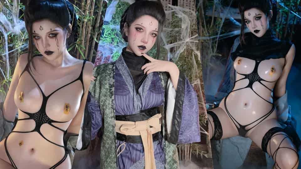 极致Cosplay网红女神【阿薰kaOri】黑神话蜘蛛精四妹